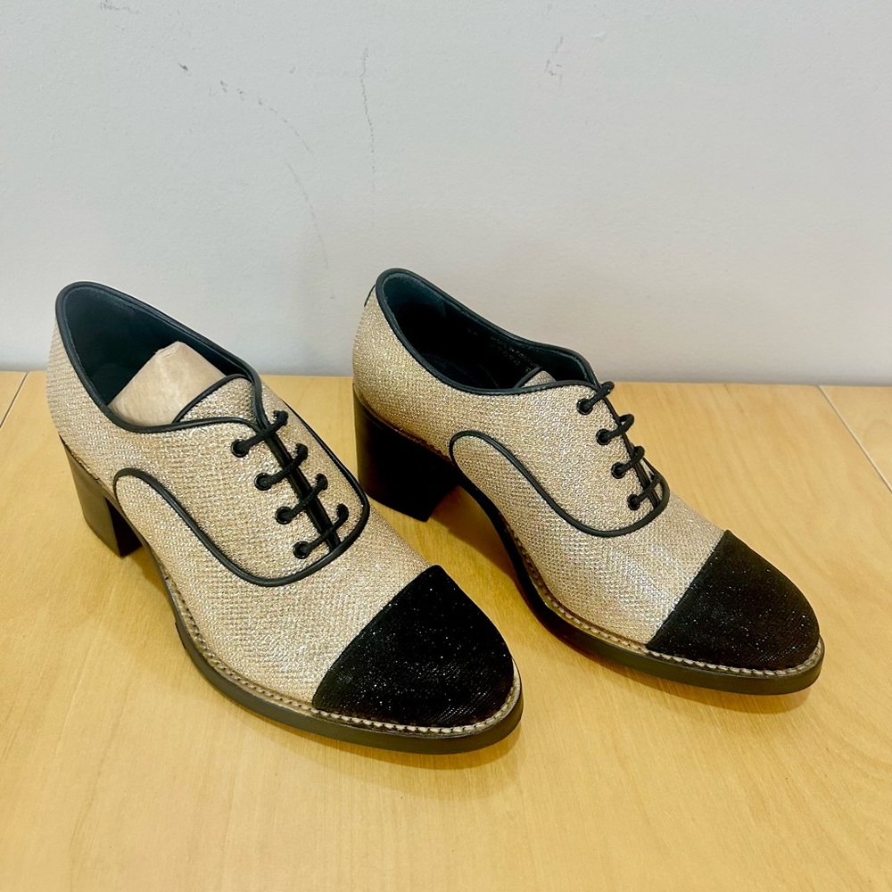 The Office of Angela Scott Mrs. Maisel Oxford Heel Sz 6.5 (EU37) - Picture 2 of 10